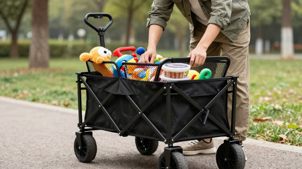 best folding wagon for hauling pet supplies