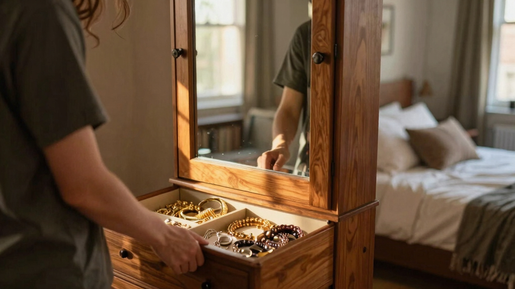 best jewelry armoires with full-length mirrors