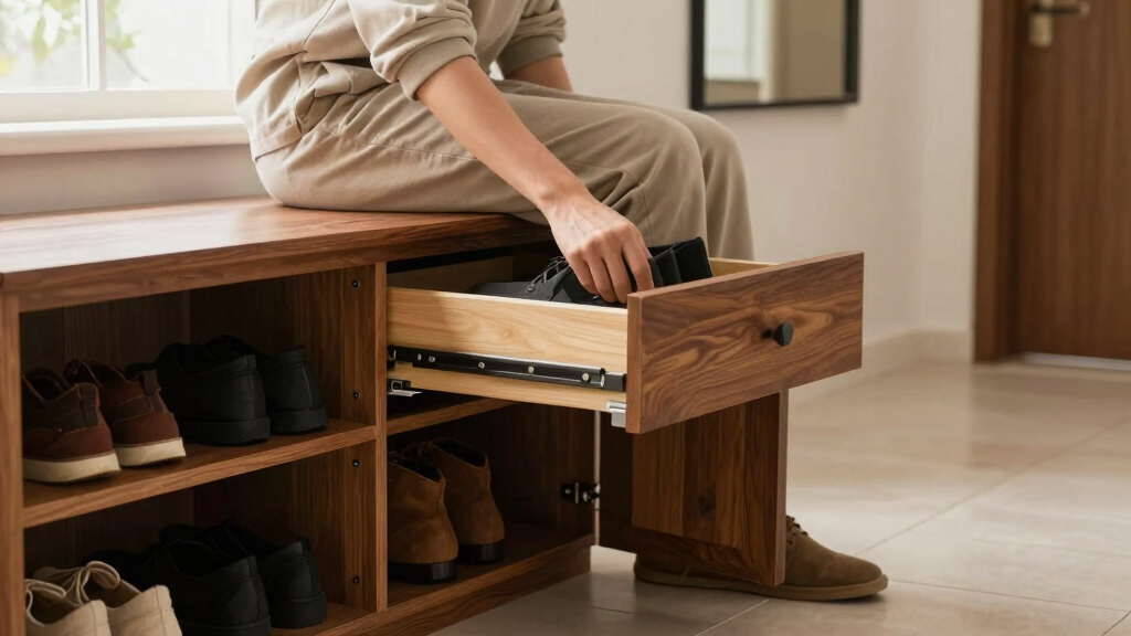 best shoe cabinets with bench seating