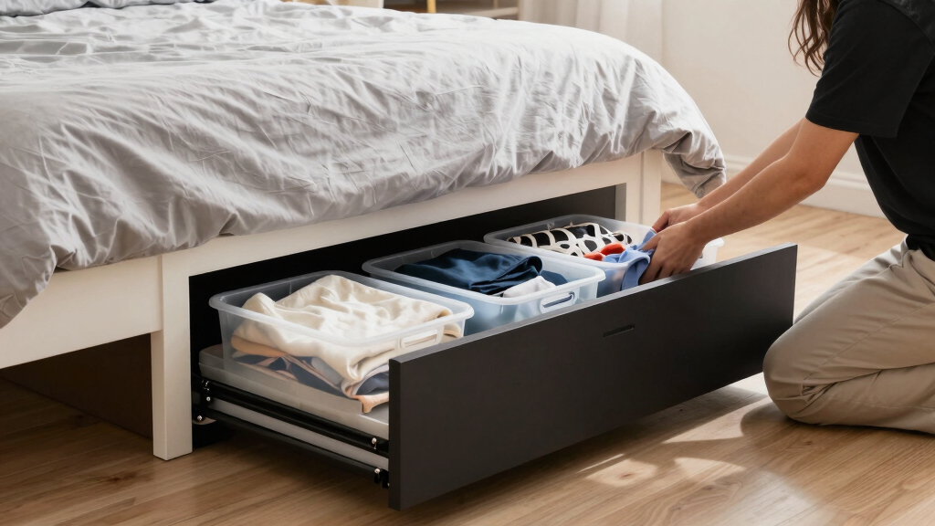 best under-bed storage systems for small bedrooms