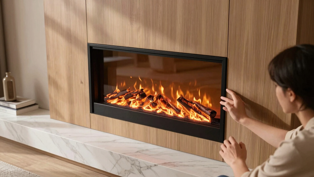 best built in electric fireplace