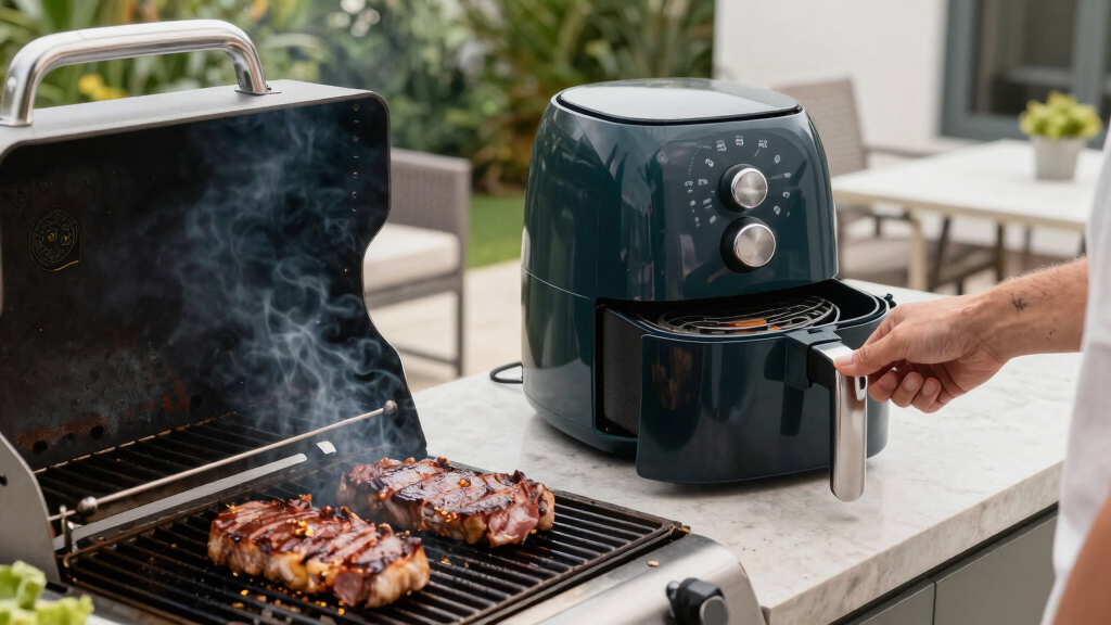 best grill and air fryer for steaks