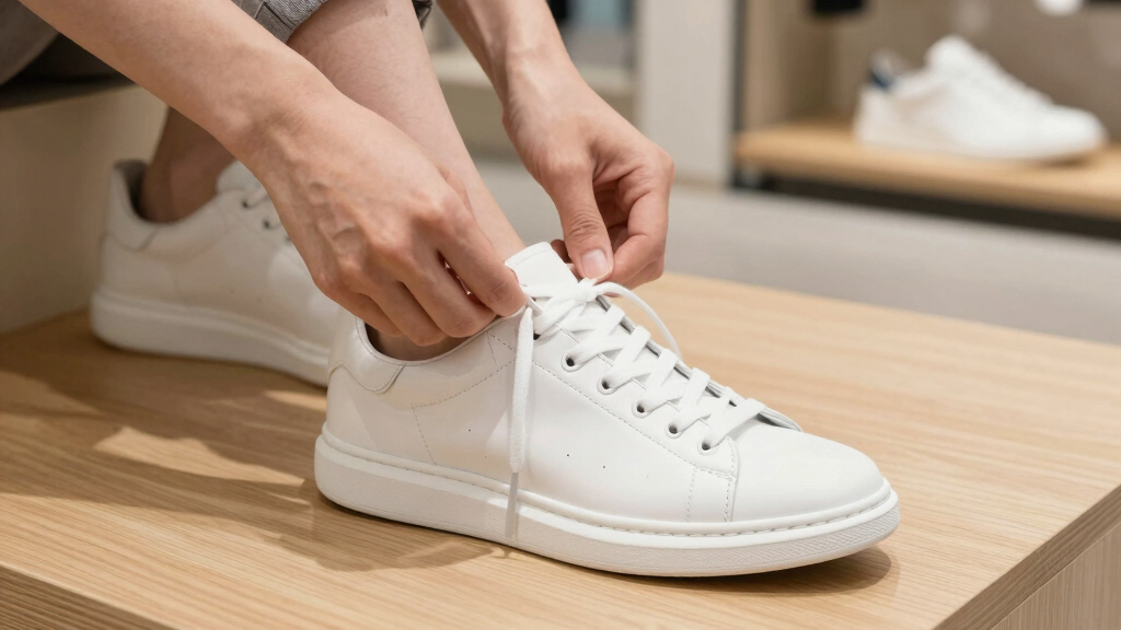best premium white leather sneakers amazon