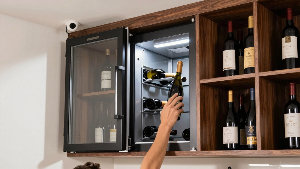 best wine bar cabinet with fridge space