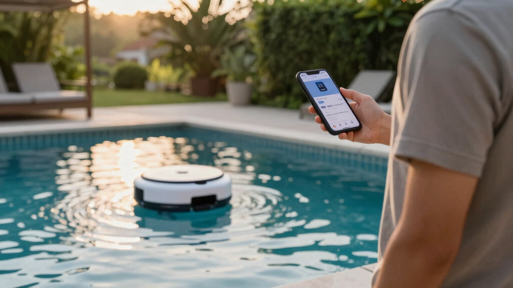 best robotic pool cleaner with app control