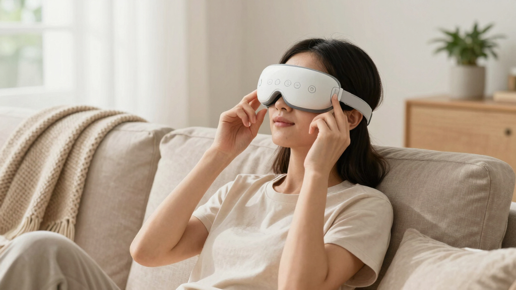 best heated eye massager device
