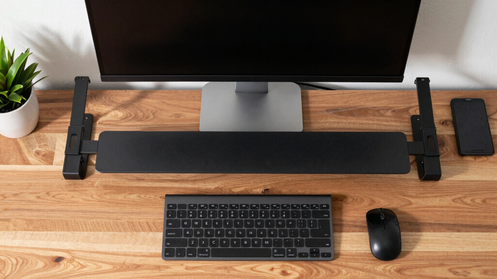 best dual monitor arms with laptop tray