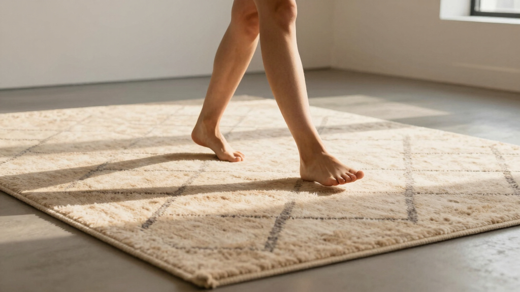 best area rug for minimalist gallery interiors