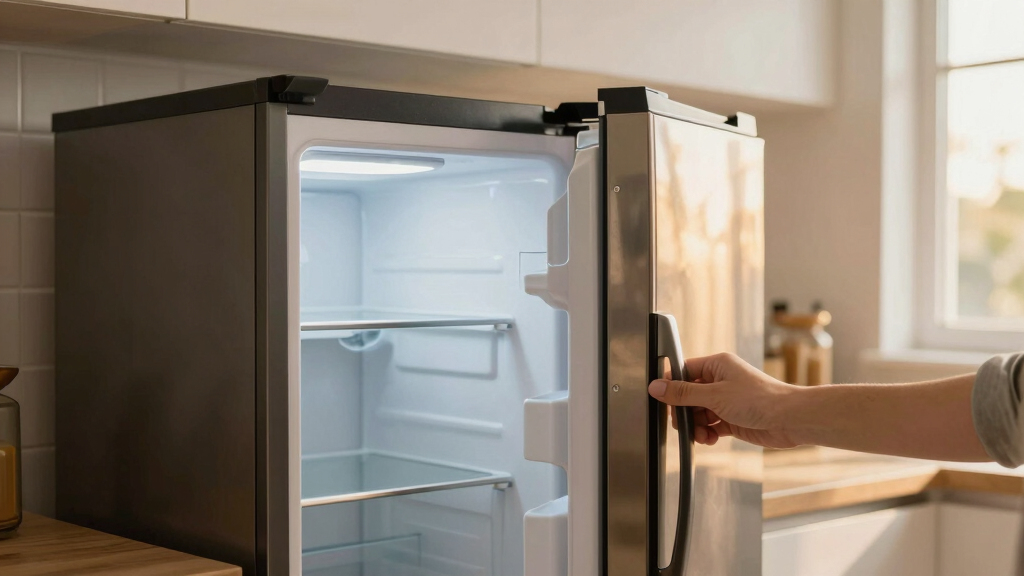 high end mini fridge with freezer