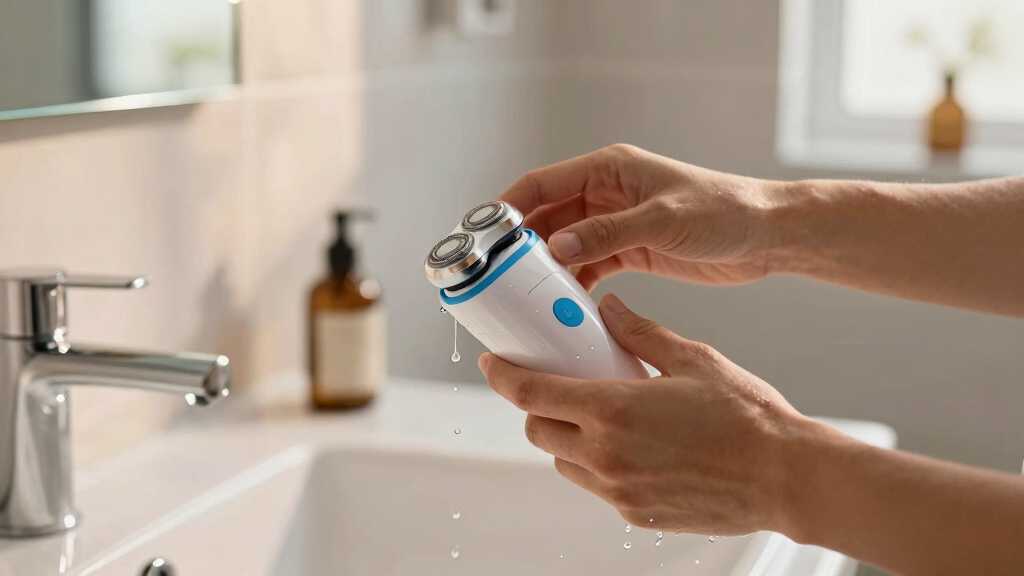 best wet dry electric shaver with cleaning station