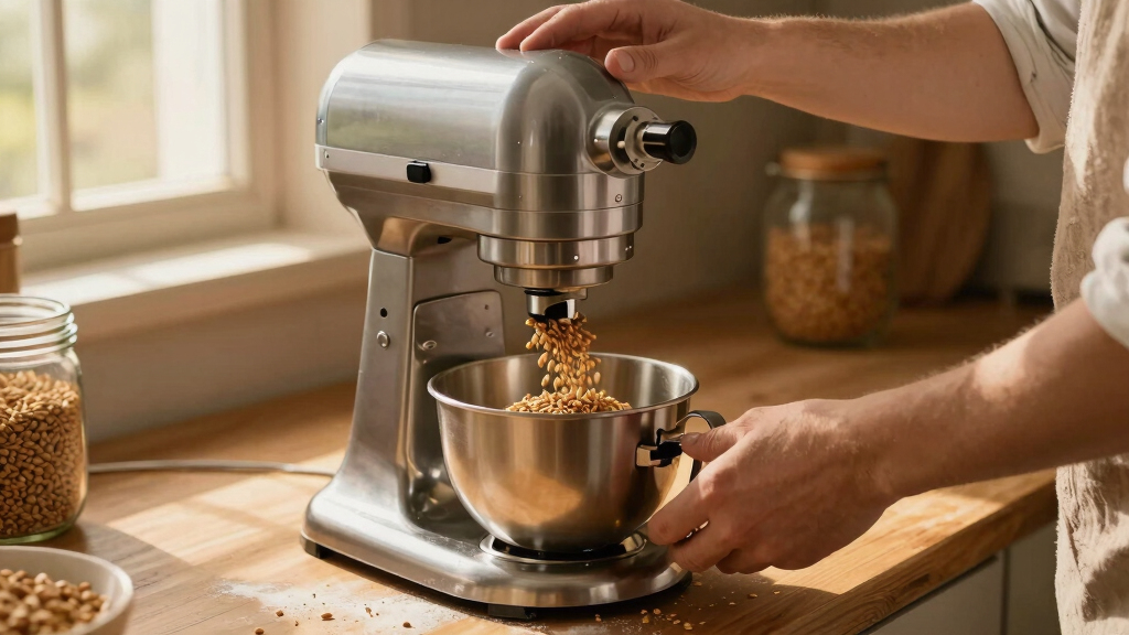 best stand mixer attachment grain mill