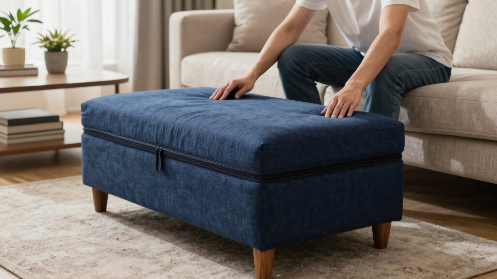 best oversized storage ottoman bench
