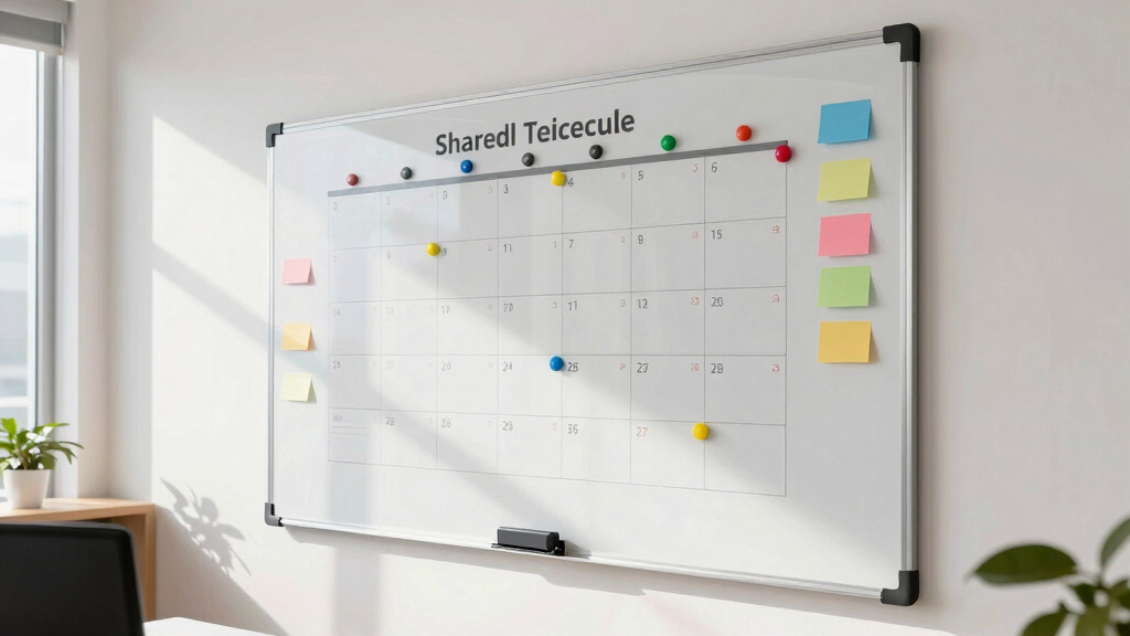 best whiteboard calendar for shared parenting schedules
