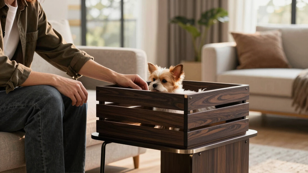 best dog crate end tables premium