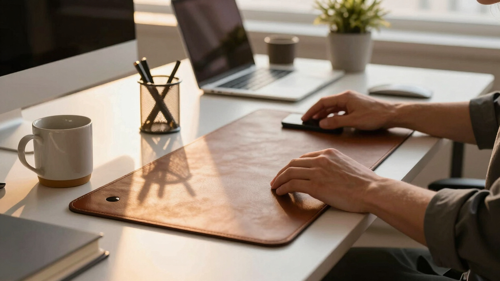 best premium desk mat and workspace accessories