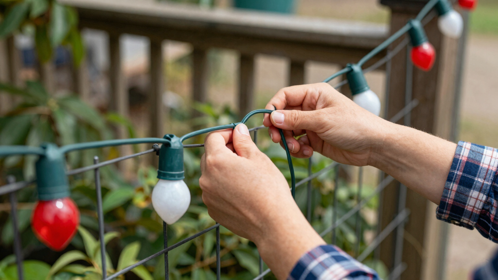 patriotic outdoor string lights