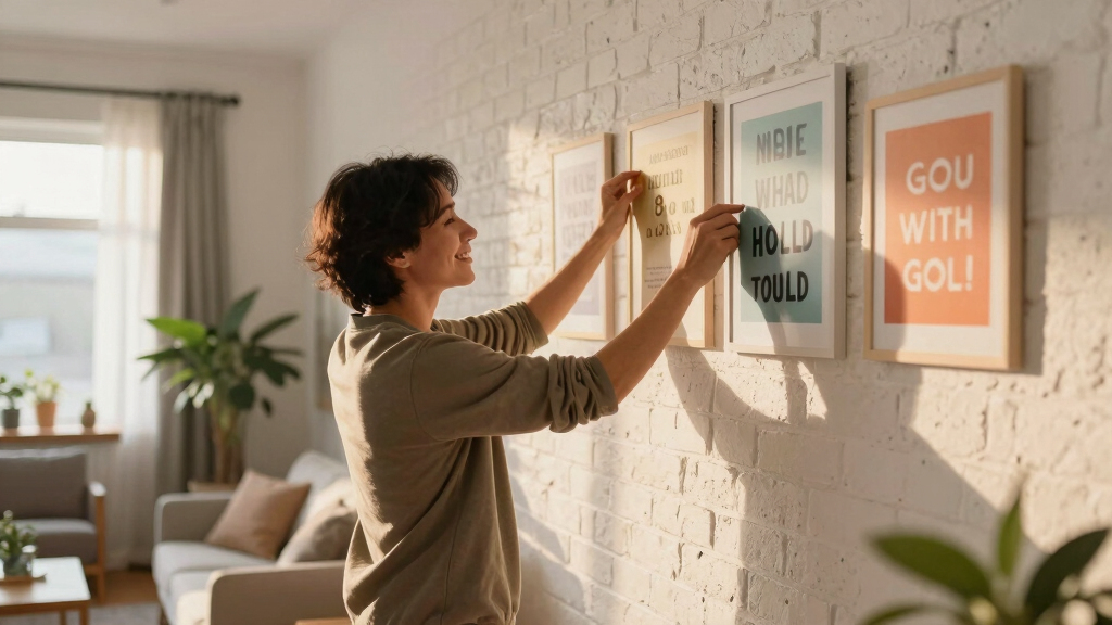 motivational quote wall art