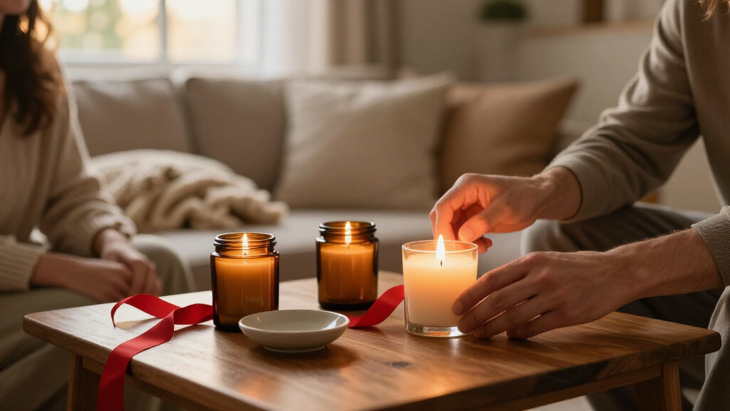 romantic candle gift sets