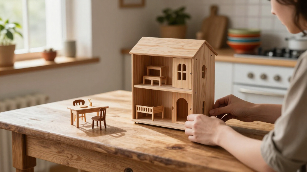 premium wooden dollhouse sets