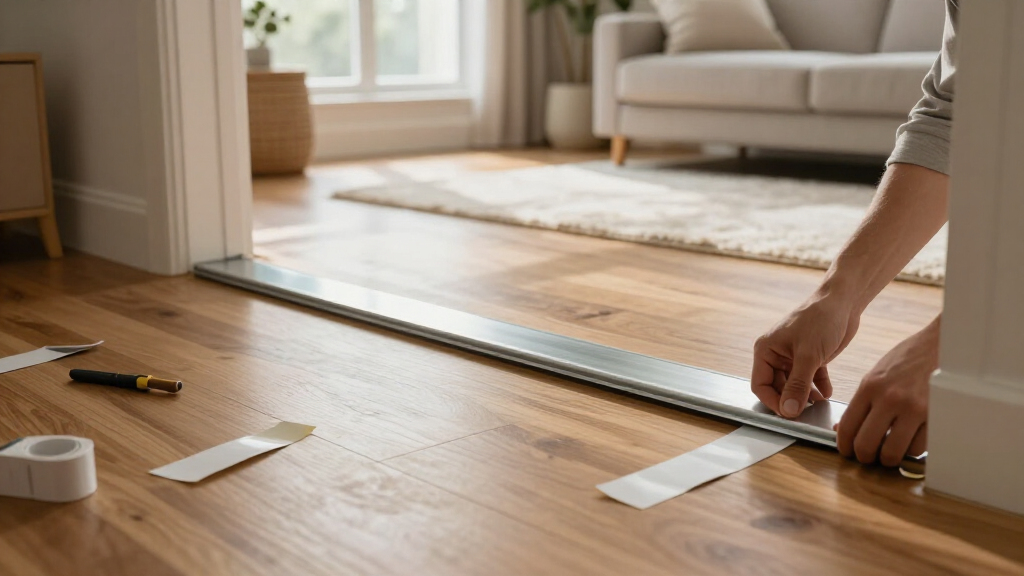 extra wide floor transition strips for doorways