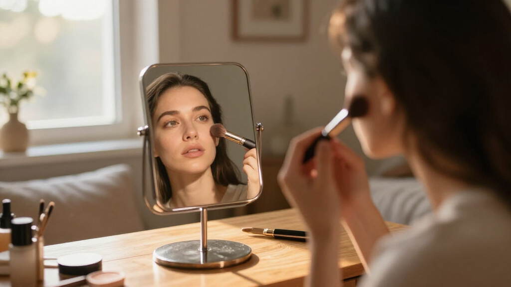 rated lighted makeup mirror