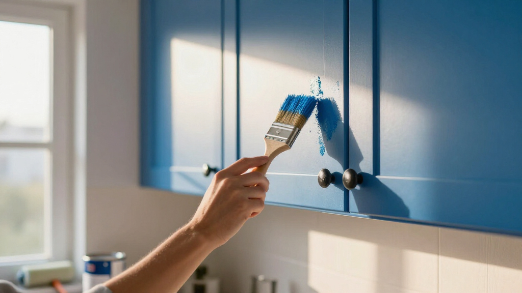 best blue cabinet paint