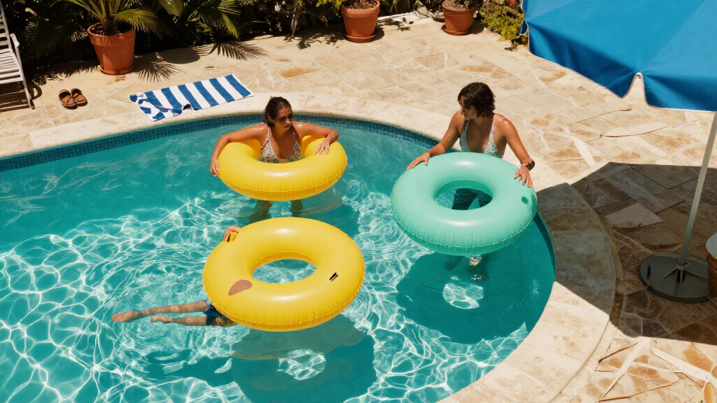 pool party floats