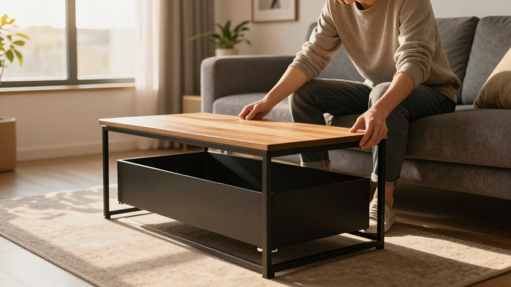 best coffee tables with lift tops for small-space living