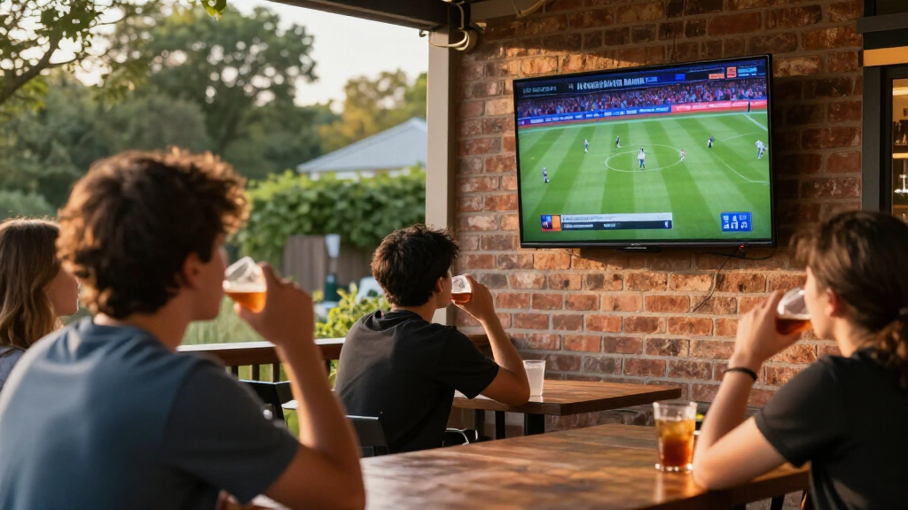 best weatherproof tv for backyard sports bar