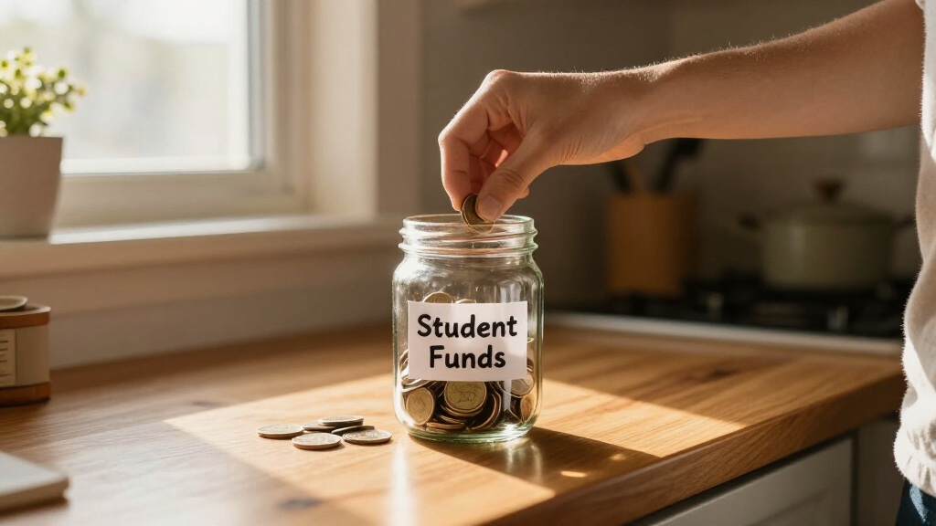 student savings jars