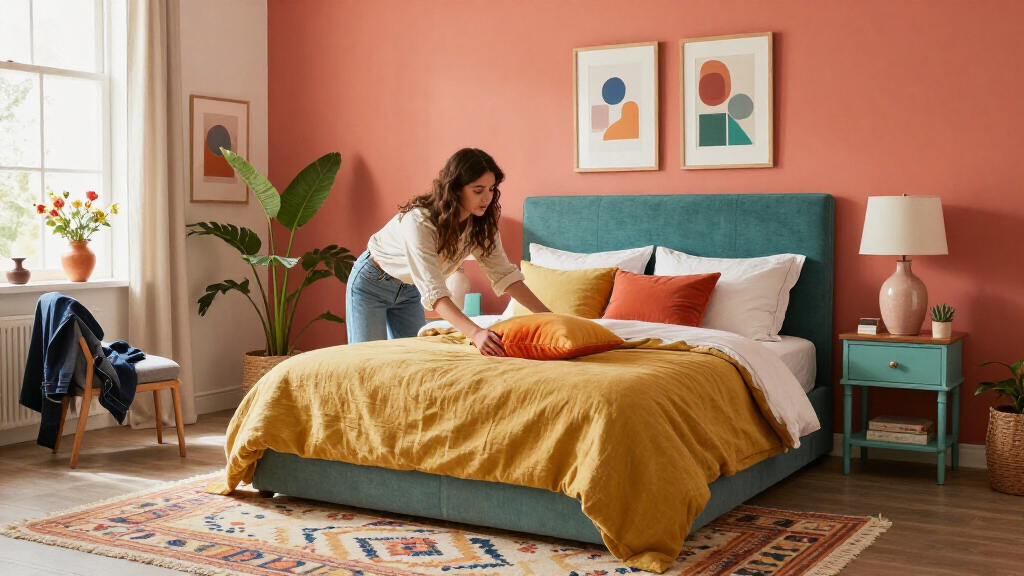 best colorful bedroom decor