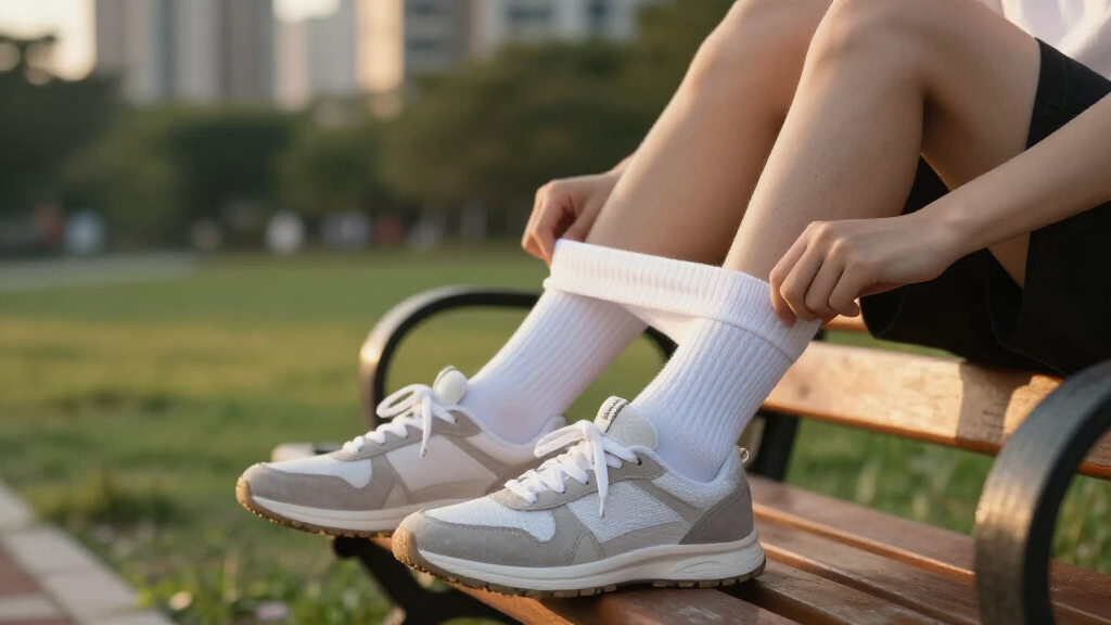 white socks