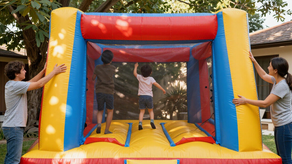 inflatable bouncer