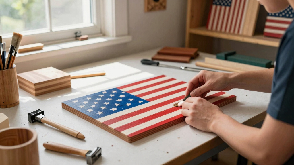 patriotic woodworking project kits