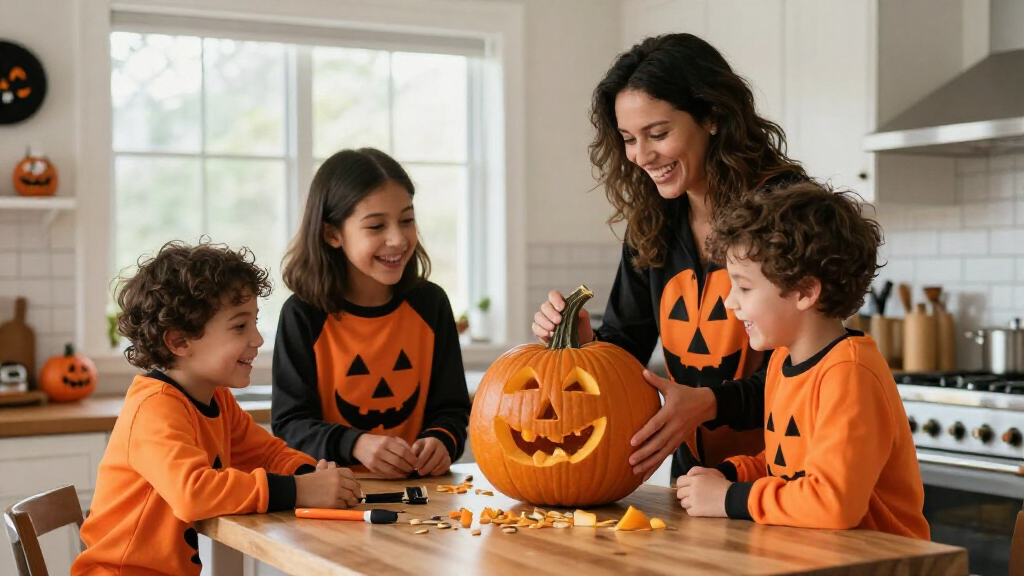 Halloween family matching pajamas