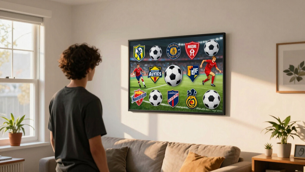 soccer-themed wall art