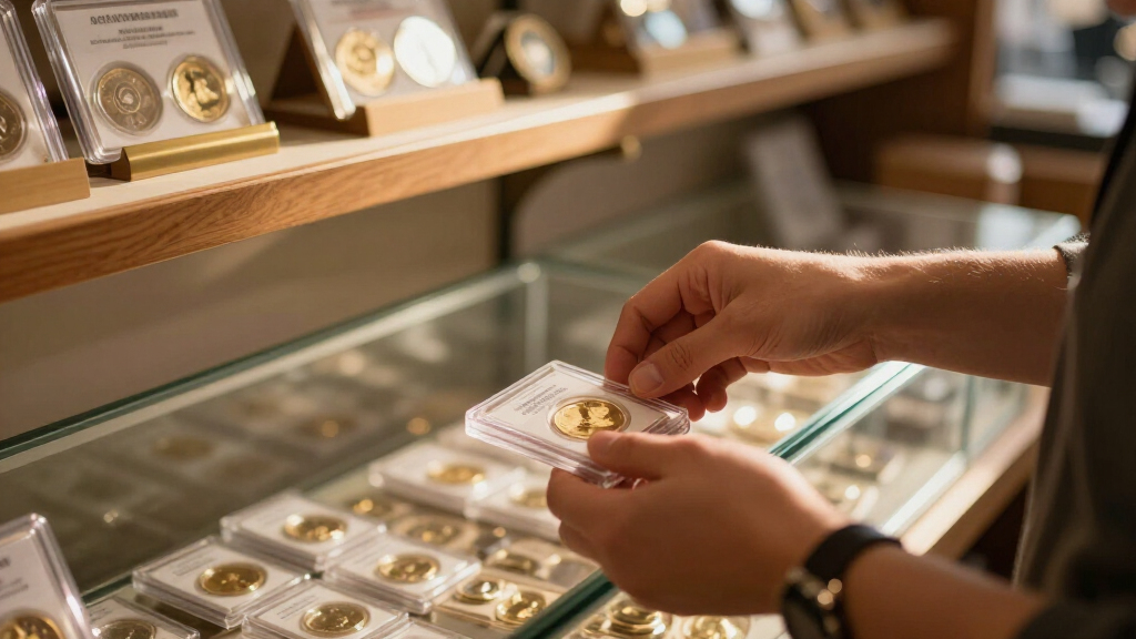 display safe for coin collection showroom