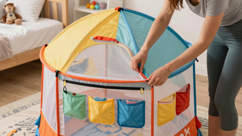 best bed tents with storage pockets for kids