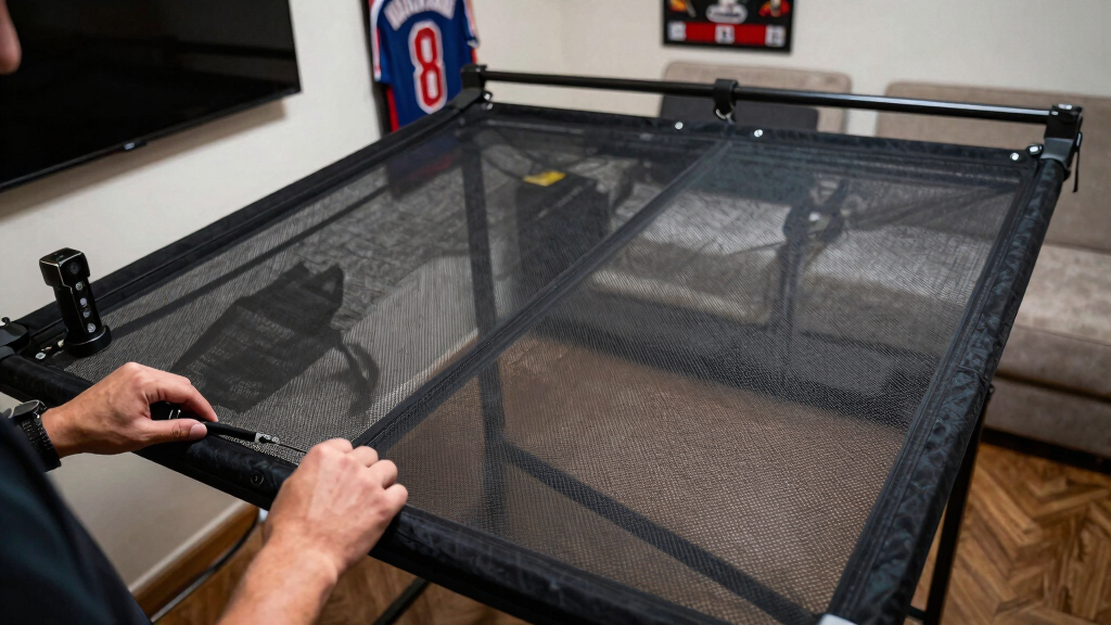 best acoustic transparent projector screen for fan cave