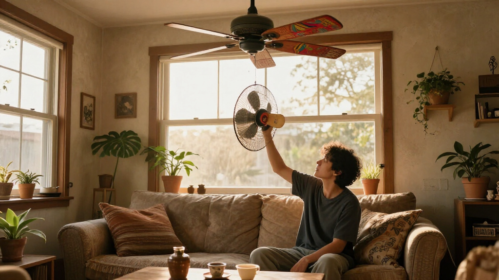 vintage boho ceiling fans
