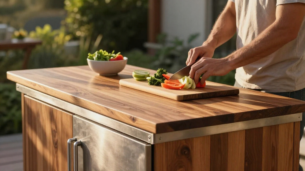 best outdoor kitchen prep table premium