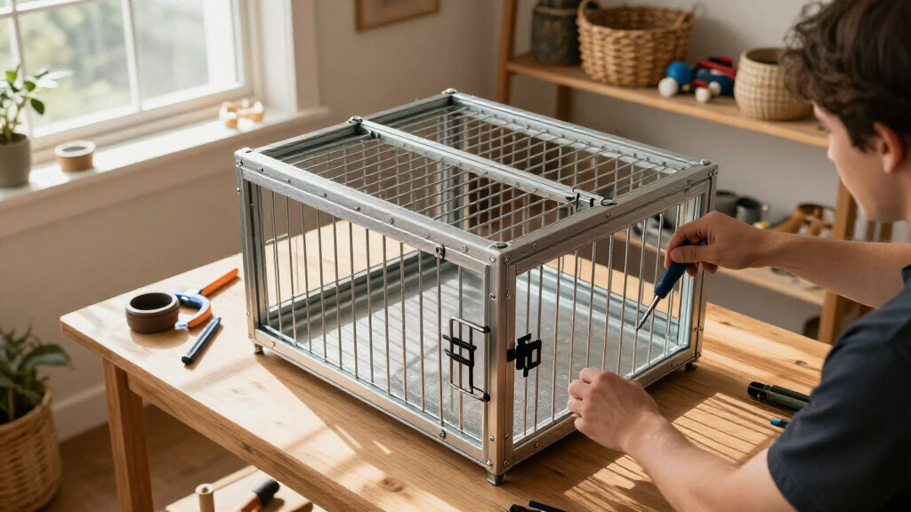 heavy duty dog crate premium on amazon