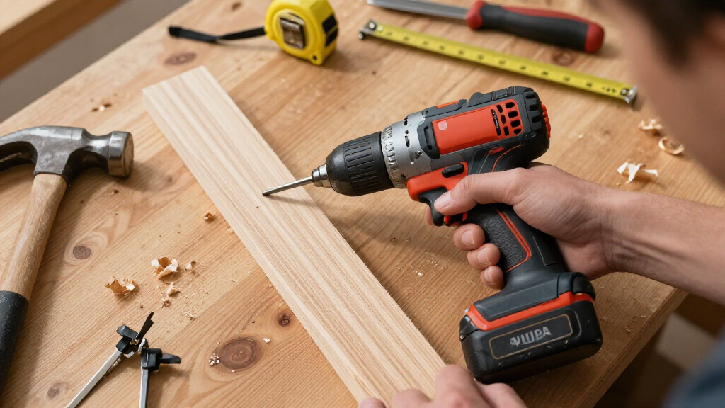 cordless impact driver for woodworking