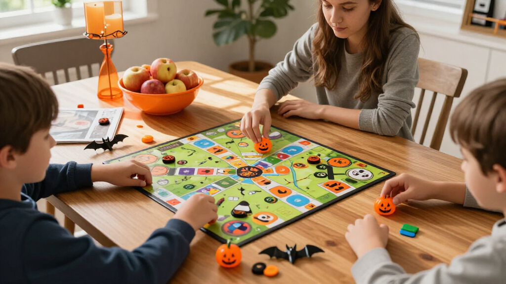 Halloween educational board games