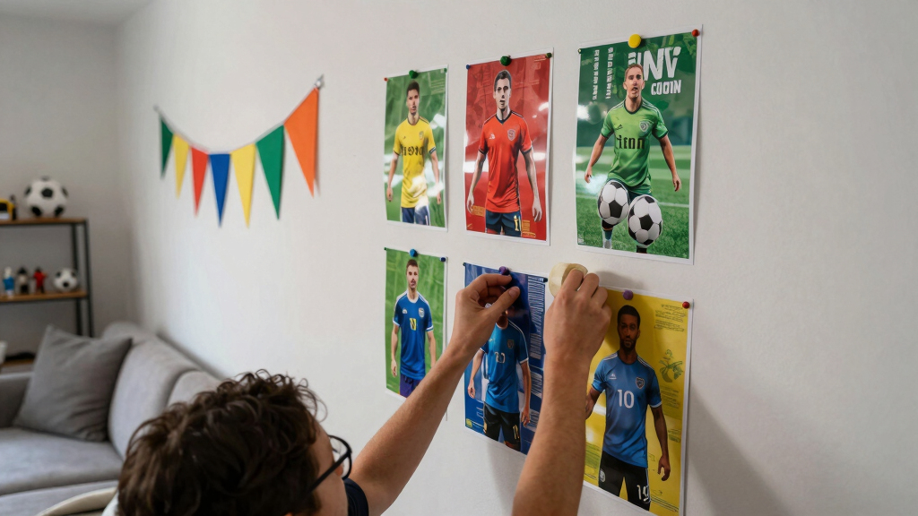soccer fan wall art