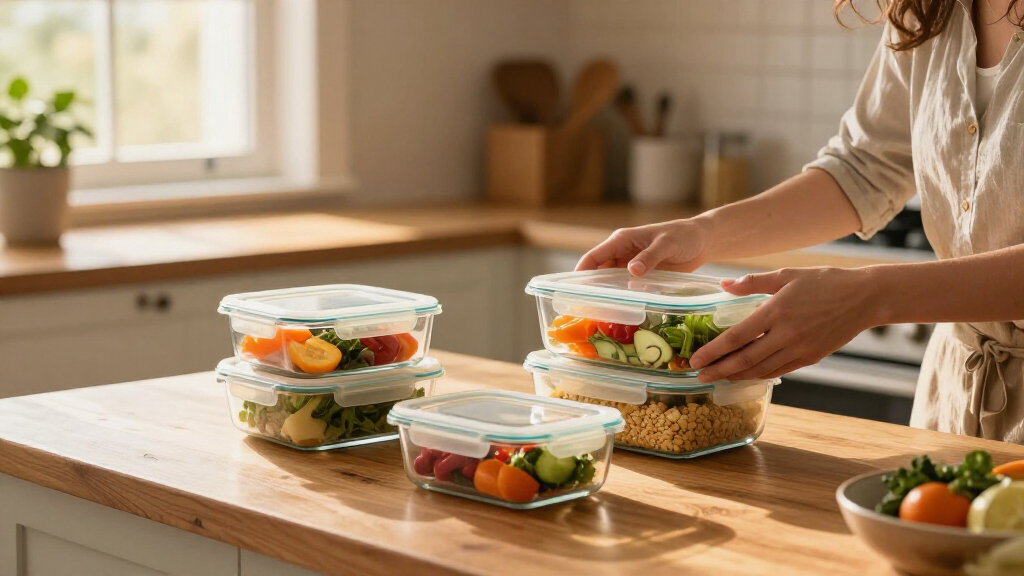 meal prep containers glass