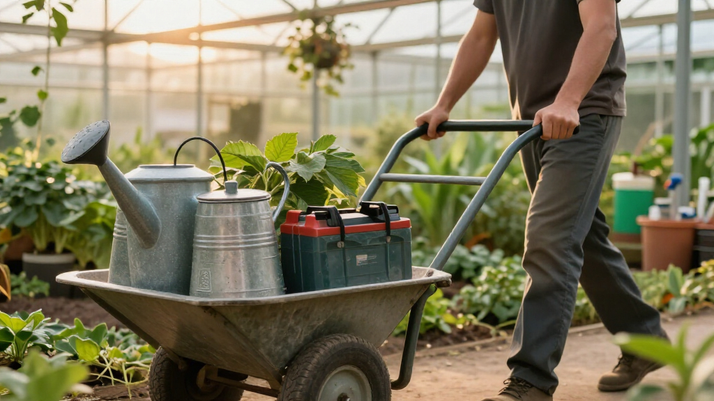 best portable hand truck for battery and water containers