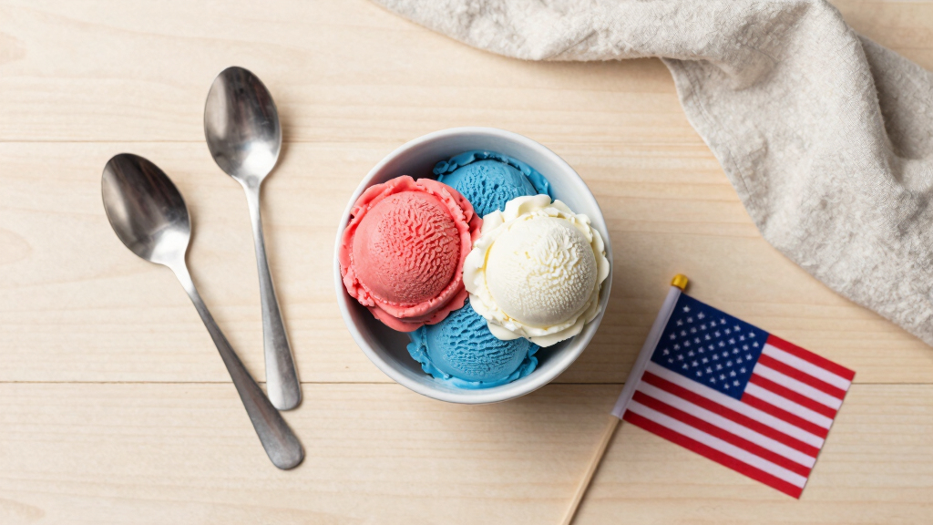 patriotic ice cream bowls