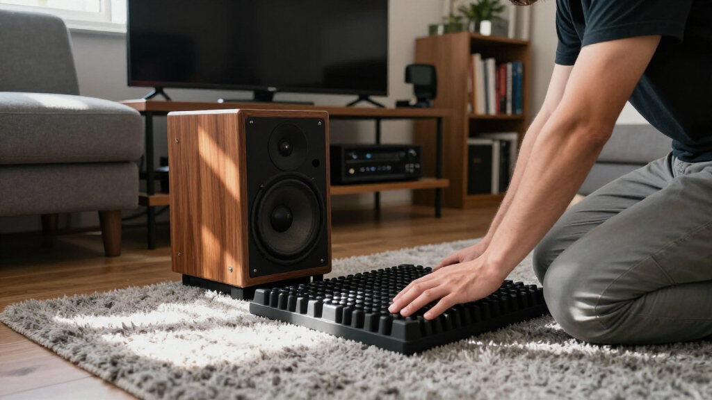 vibration isolation pads for subwoofers