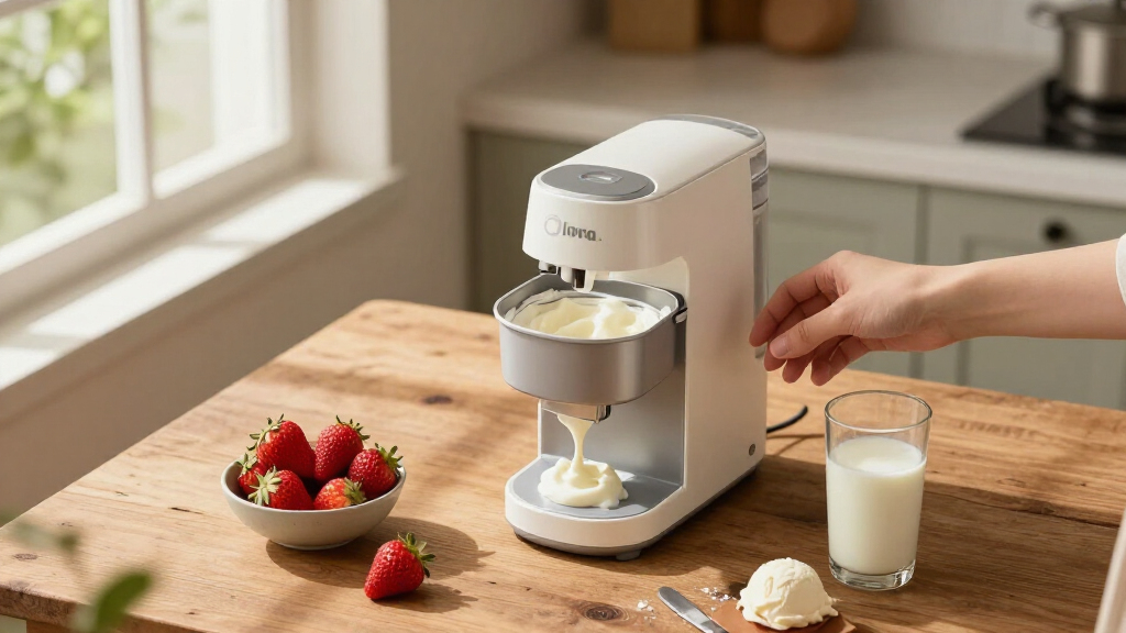 ice cream maker with compressor for home